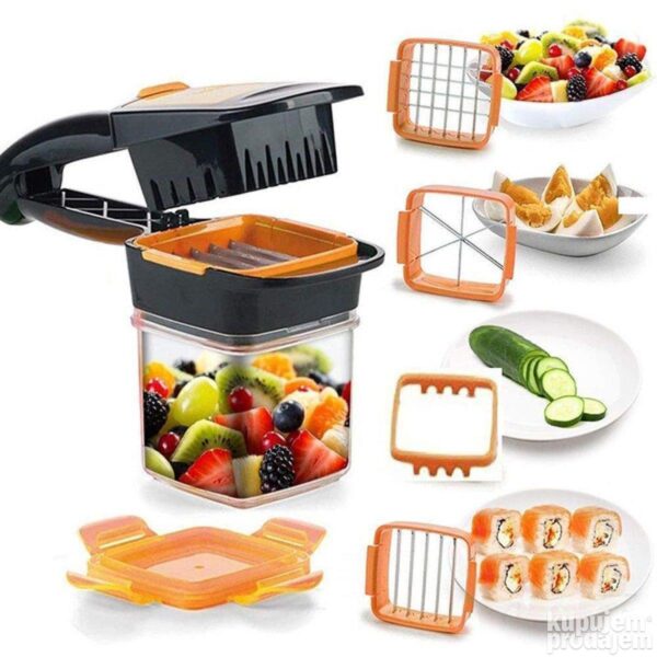 Super secko 5 u 1 Nicer Dicer - Super secko 5 u 1 Nicer Dicer