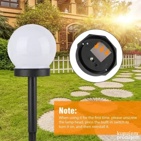 Solarne Lampe Za Baštu ili Dvorište - 4 kom - Solarne Lampe Za Baštu ili Dvorište - 4 kom