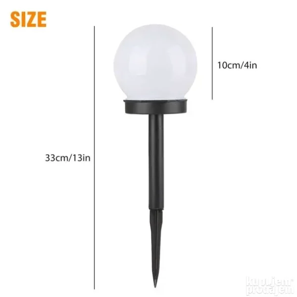 Solarne Lampe Za Baštu ili Dvorište - 4 kom - Solarne Lampe Za Baštu ili Dvorište - 4 kom - Image 2