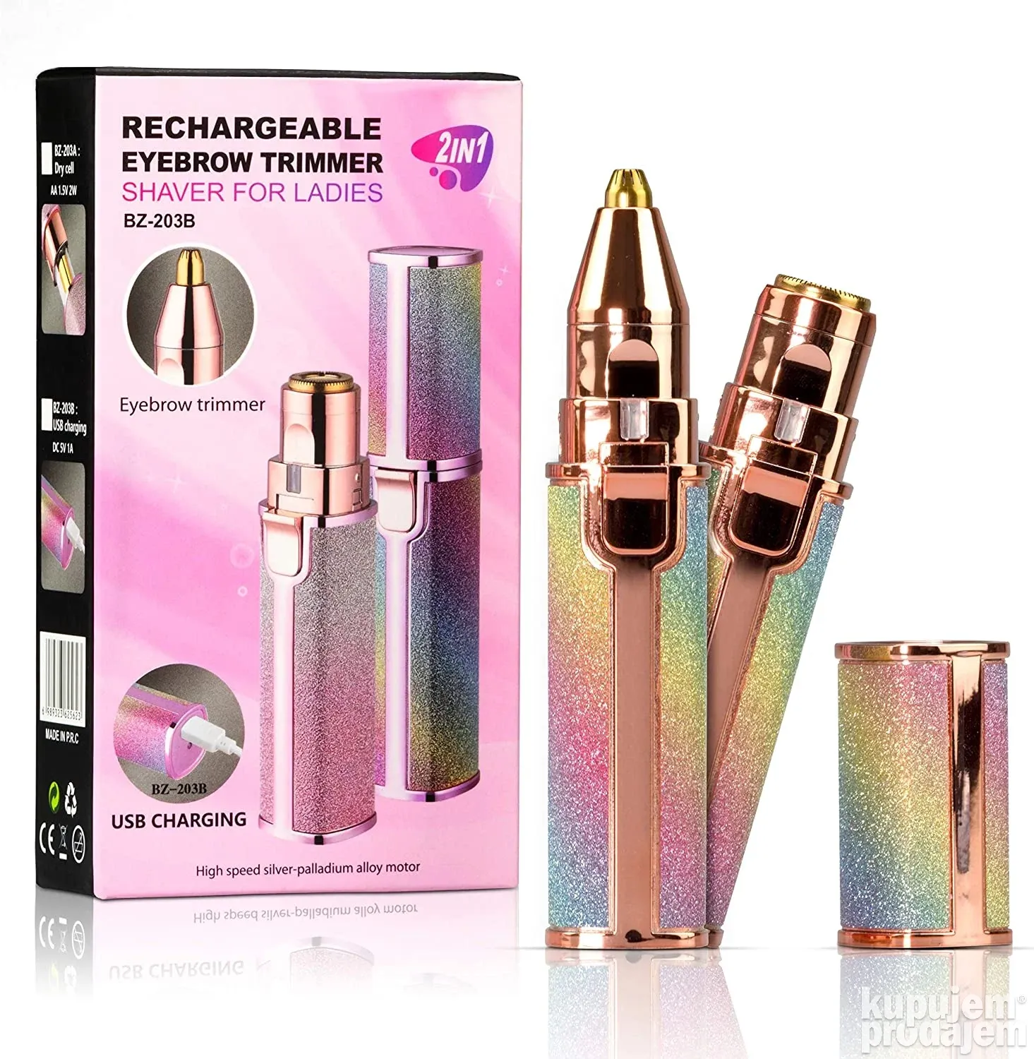 Trimer za obrve i dlačice 2 u 1 - Trimer za obrve i dlačice 2 u 1