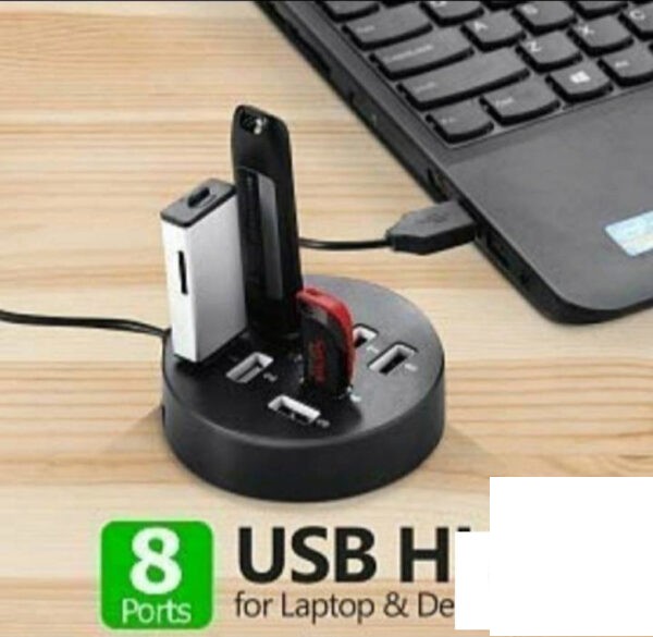 2.0 Usb Hub / Spliter Sa 8 Ulaza Brzo Punjenje -