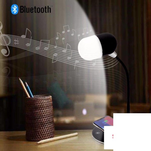 4 U 1 Lampa Bluetooth Zvucnik Bezicno Punjenje -