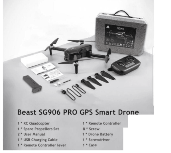 5G / Wifi Gps Dron Sg906 Pro - Crne Boje Quadcopter