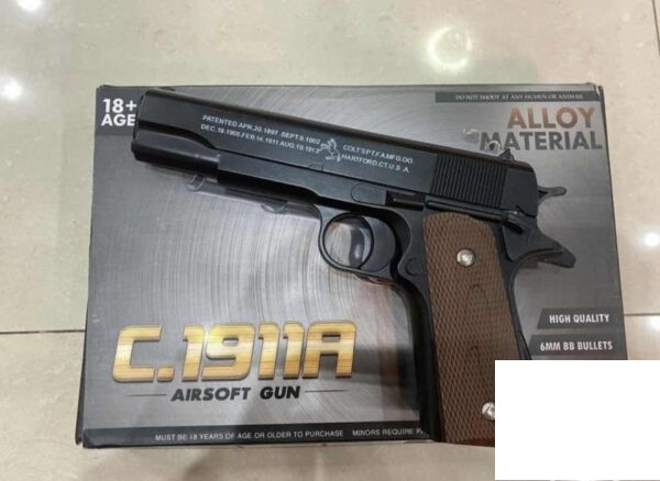 Airsoft Metalni Pitolj Na Kuglice - C1911A Ful Metal