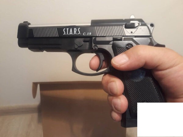 Airsoft Pistolj C19-Pistolj Na Kuglice Sa Prigusivacem -