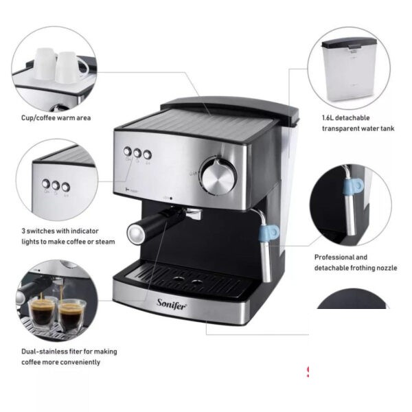 Aparat Za Espresso Sonifer Sf 3528/850W -