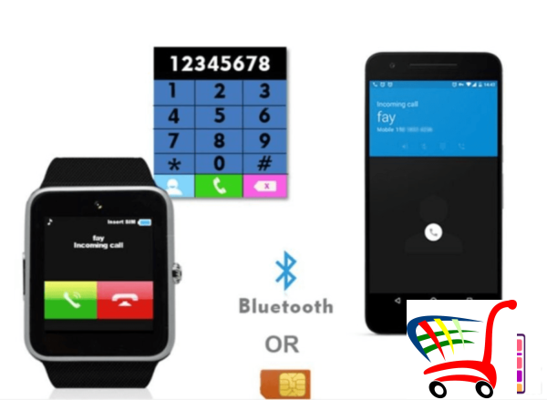 Atraktivan Smart Sat- Gt08 Watch -