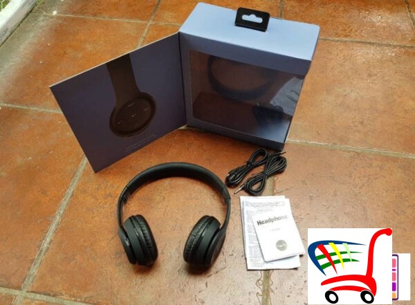 Atraktivne Bluetooth Slusalice + Fm Radio Sd Ulaz -