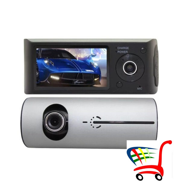 Auto Kamera Dupla Kamera+Gps R300 Snima I Napred Nazad -