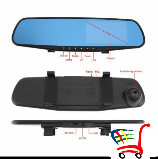 Auto Kamera Hd Napred I Nazad Snimanje -