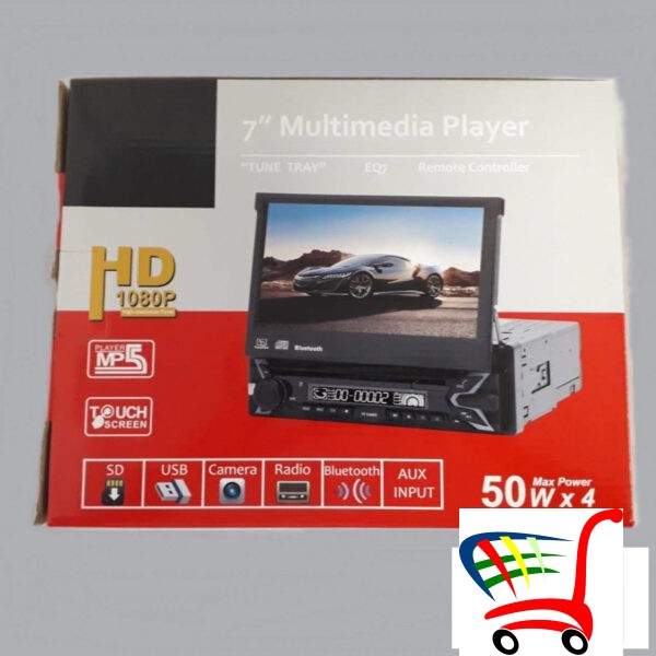 Auto Multdija 7 Radio I Bluetooth Hd1080P -