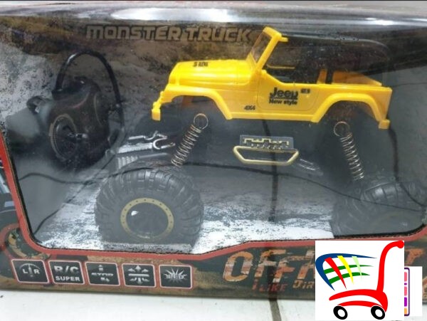 Auto.na Daljinski - Monster Truck Veliki Dip 4X4 Uti