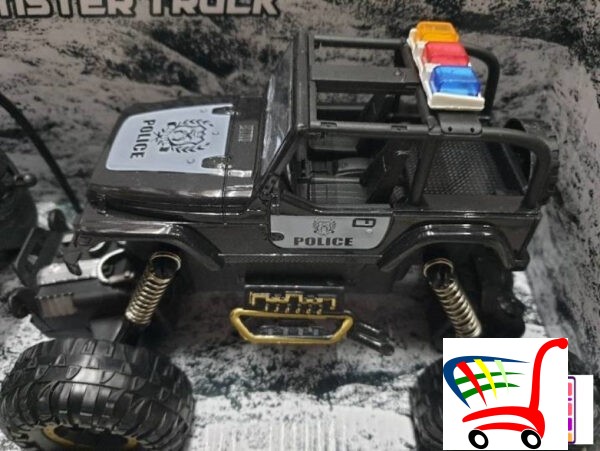 Auto Na Daljinski - Policijski Dip Monster Truck 4X4