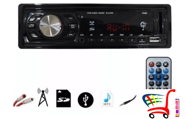 Auto Radio Model - Bluetooth Sd Card Mp3 O