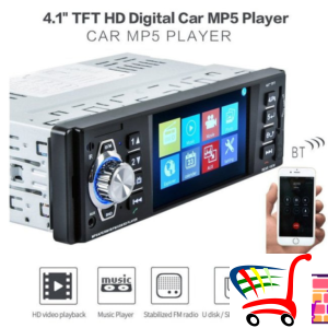 Auto Radio Mp3/Mp5/Usb/Sd/Aux/ Ekran 4.1 Inca A ! -