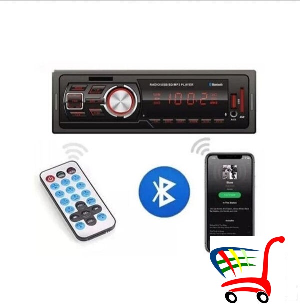 Auto Radio Sa Bluetooth-Mp3-Usb-Sd Nov Model 626 -