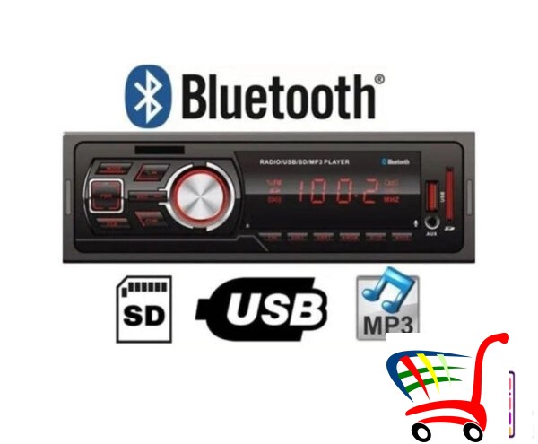 Auto Radio Sa Bluetooth-Mp3-Usb-Sd Nov Model 626 -