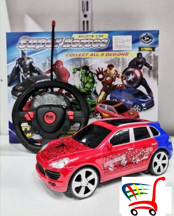 Auto Spider-Man I Auto Hulk Na Daljinski -