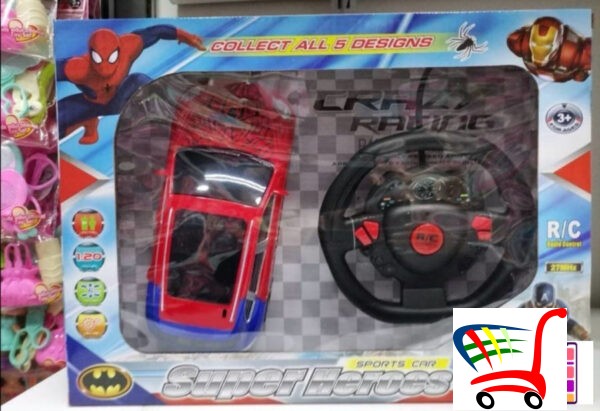 Auto Spider-Man I Auto Hulk Na Daljinski -