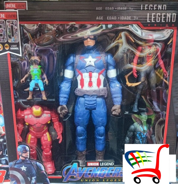 Avengers Super Heroji 5U1 Sa Zvucnim I Svetlosnim Efektom -