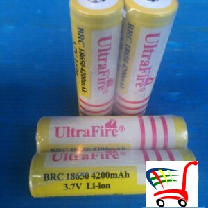 Baterija 18650 Lion Ultrafire -