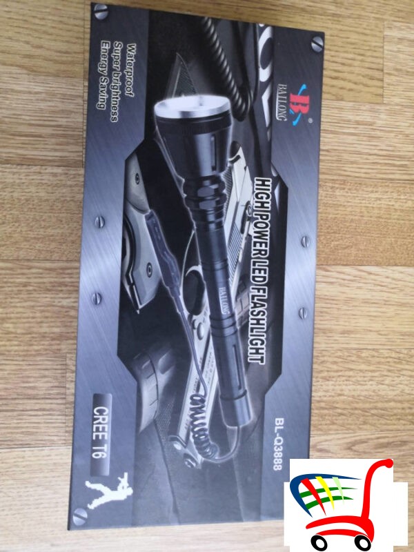 Baterijska Lampa Q3888-T6 / Lovaki Komplet -