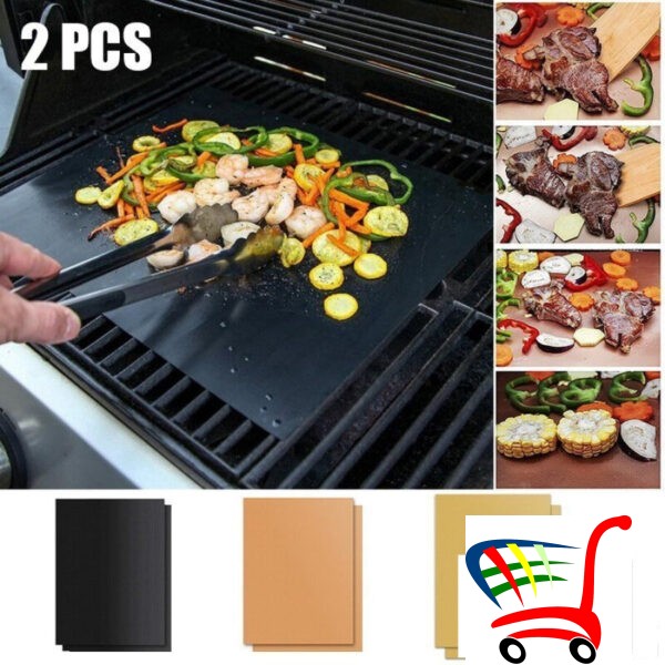 Bbq Grill Mat - Podloga Za Rostilj 2 Komada