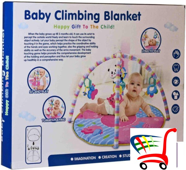 Bebi Gimnastika-Climbing Blanket -