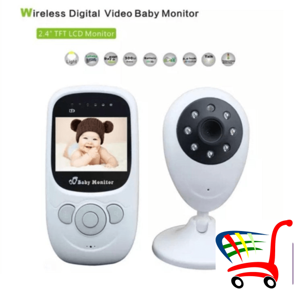 Bebi Monitor - Baby Kamera Sa Ekranom I Temperaturom