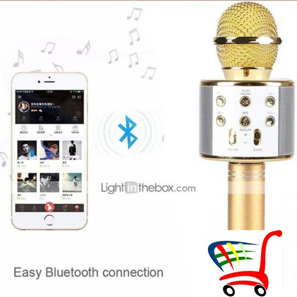 Beini Karaoke Bluetooth Mikrofon -