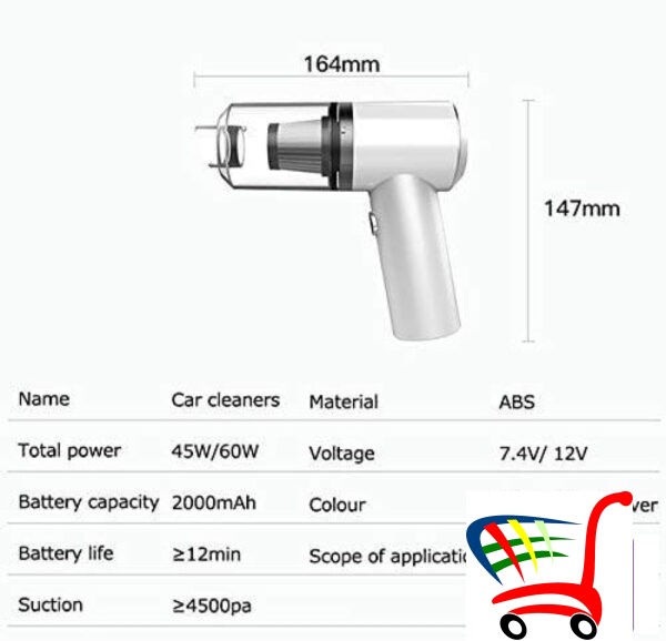 Bezicni Usisivac Za Automobil -
