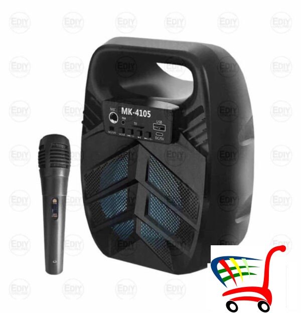 Bezicni Zvucnik Karaoke Sa Mikrofonom Mk-4105 -