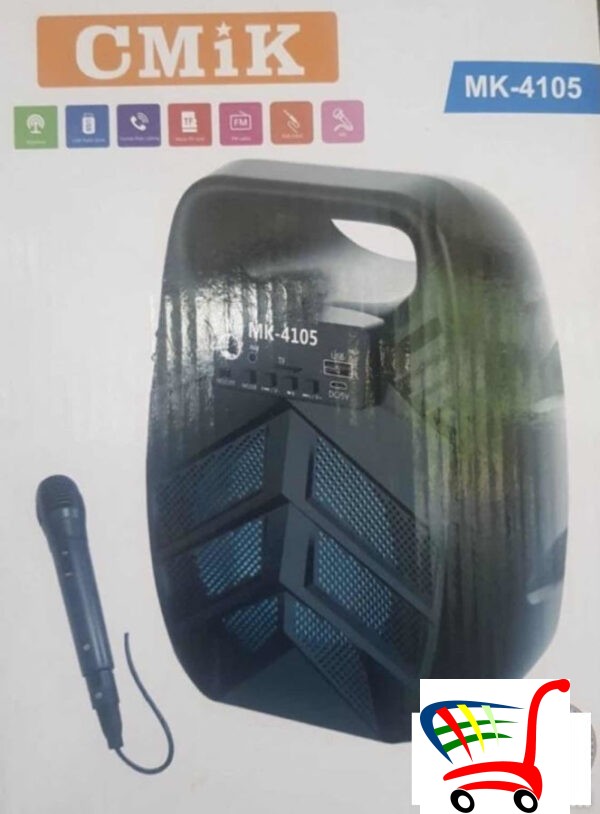 Bezicni Zvucnik Karaoke Sa Mikrofonom Mk-4105 -