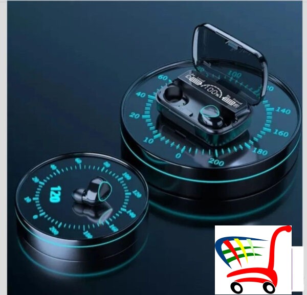 Bluetooth Blutut Bezicne Slusalice M10 Led Displej -