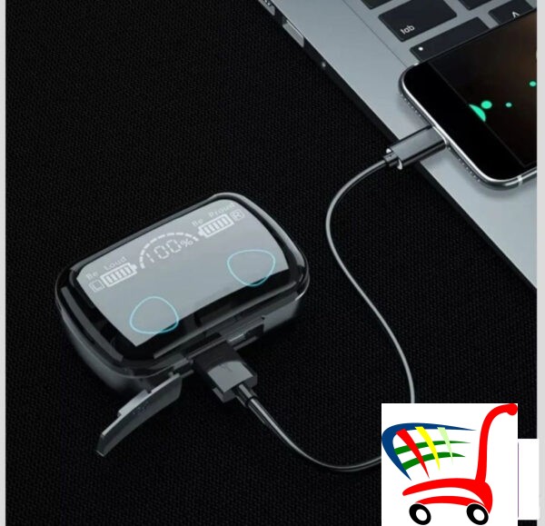 Bluetooth Blutut Bezicne Slusalice M10 Led Displej -