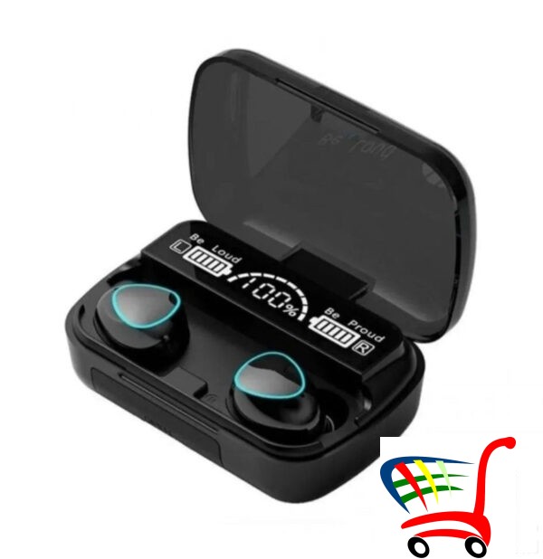 Bluetooth Blutut Bezicne Slusalice M10 Led Displej -