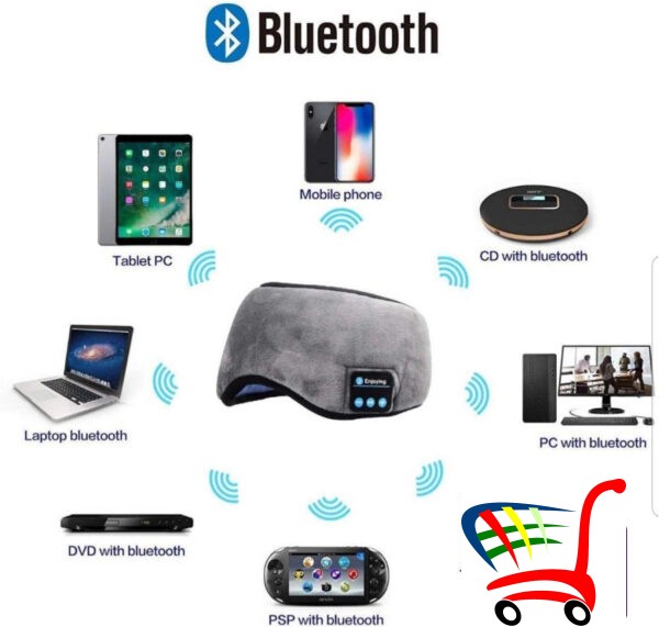 Bluetooth Maska Za Spavanje Sa- Zvucnicima -