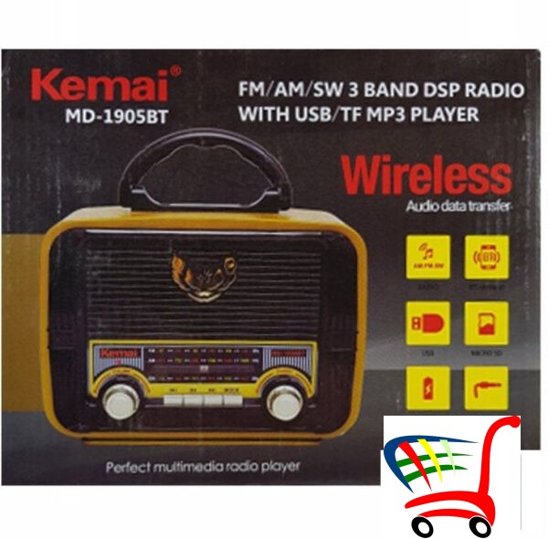 Bluetooth Radio Kemai Md-1905Bt -