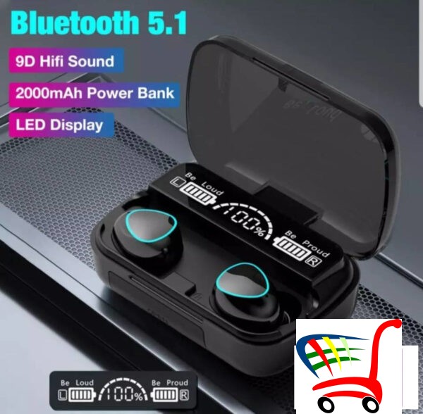 Bluetooth Slusalice M10 - Lcd Dislpej