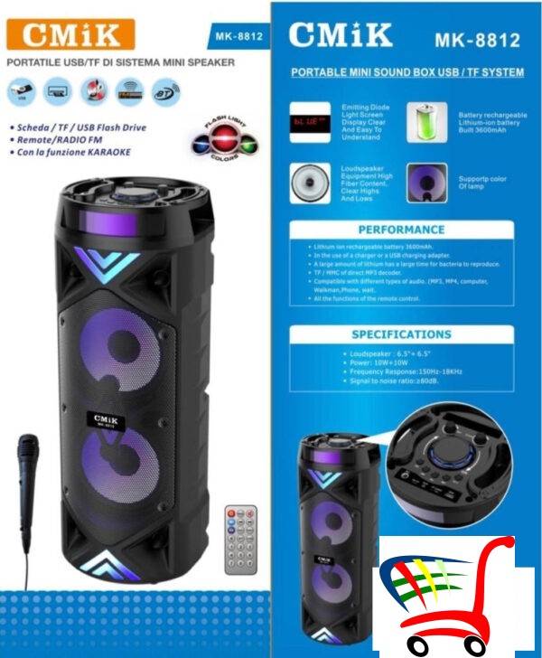 Bluetooth Zvunik Cmik 8812 -