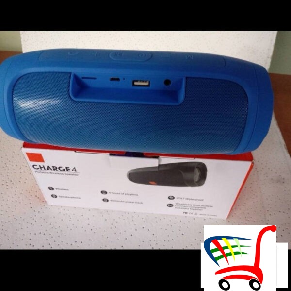 Bluetooth Zvunik Jbl Charge 4 Plavi 20 Wati -