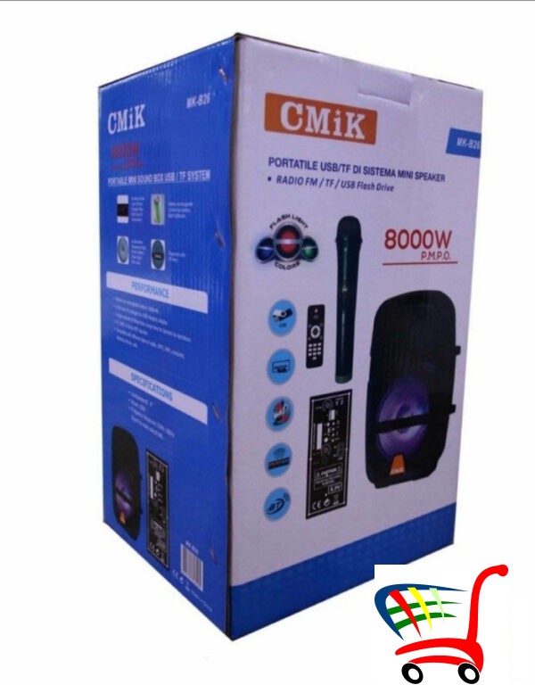 Bluetooth Zvunik Karaoke + Mikrofon Beini Mk-B26 -