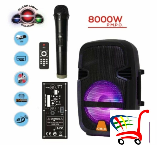 Bluetooth Zvunik Karaoke + Mikrofon Beini Mk-B26 -