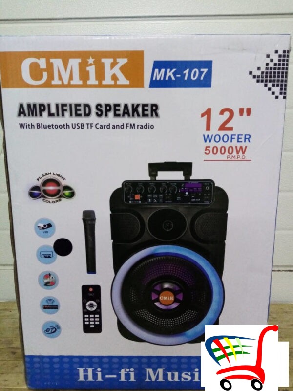 Bluetooth Zvunik Karaoke Model Mk-107 - Beini Mikrofon