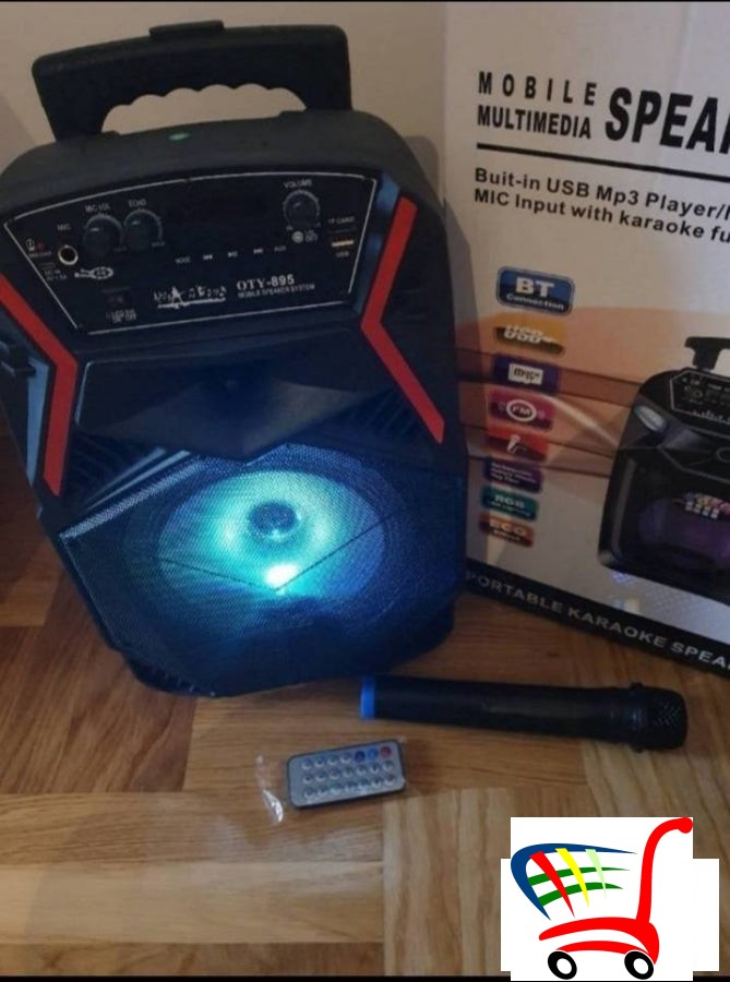 Blutut Karaoke Zvucnik Sa Bezicnim Mikrofonom Oty-899 -
