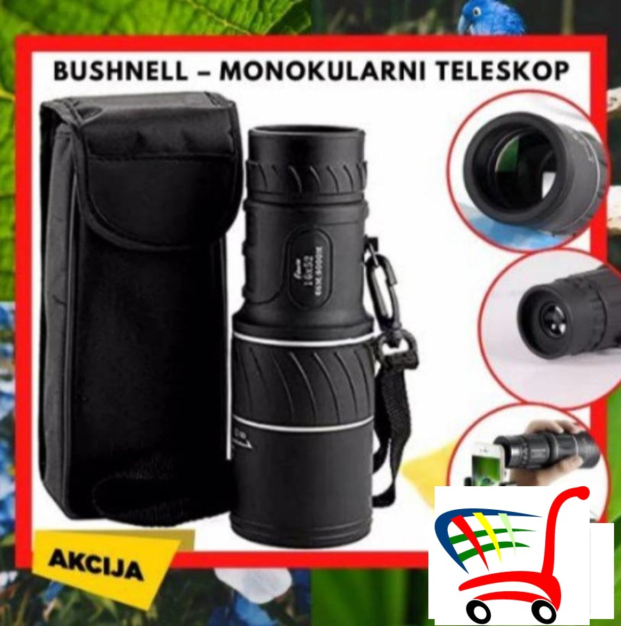Bushnell Dalekovid Monokular Dvogled Durbin 16X52 Optik -