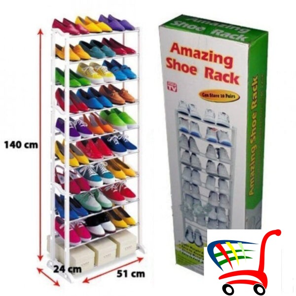 Cipelarnik Polica Do 30 Pari Obue Amazing Shoe Rack -