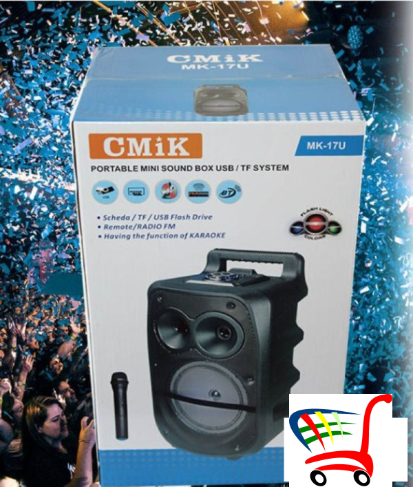 Cmik Mk 17U Super Bluetooth Zvucnik + Daljinski ! -