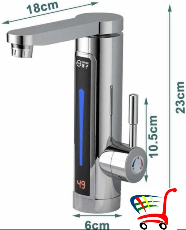 Delimano Slavina Protoni Bojler Novi Model Siva - Bela