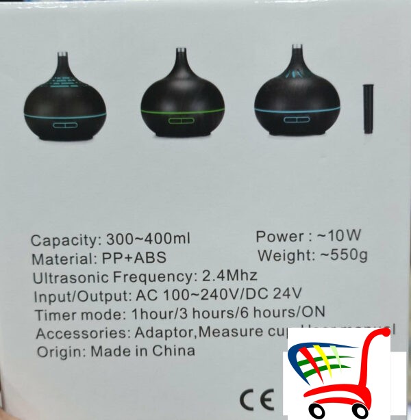 Difuzer Aroma - Ovlaiva Vazduha Sa 7 Led Svetala